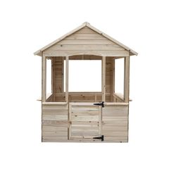 Casinha infantil em pinho natural, 120 x 108 x 138 cm | Adele