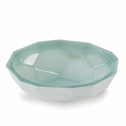 Light Blue/White Crystal Centerpiece, 34x33x9cm