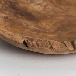 Tashkent Tropical Wood Centerpiece, Ø50x10cm