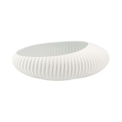 White porcelain centerpiece, 43.1 x 29.7 x 13.9 cm | Shell White