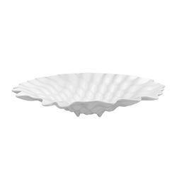 White porcelain centerpiece, Ø 41.2 x 8.7 cm | heart goes