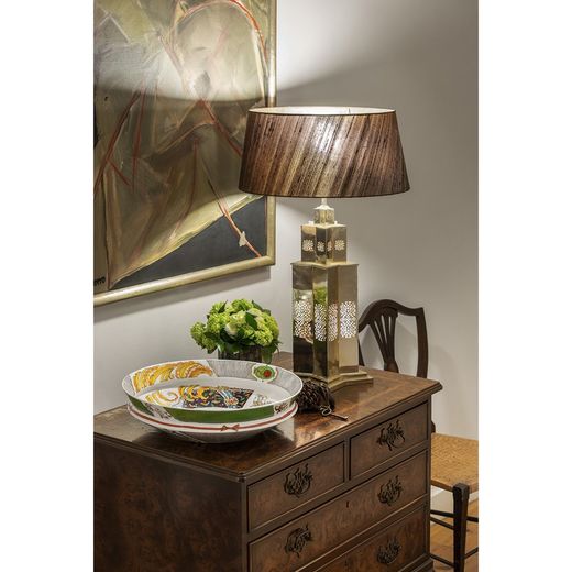 Multicolour porcelain centrepiece, 37.6 x 37.6 x 10 cm | Mariinsky