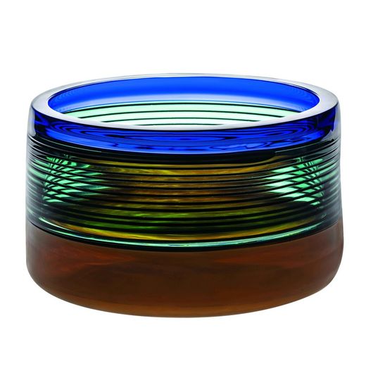 Bewolkte Vlinders Glazen Middenstuk, Ø26,4x16cm