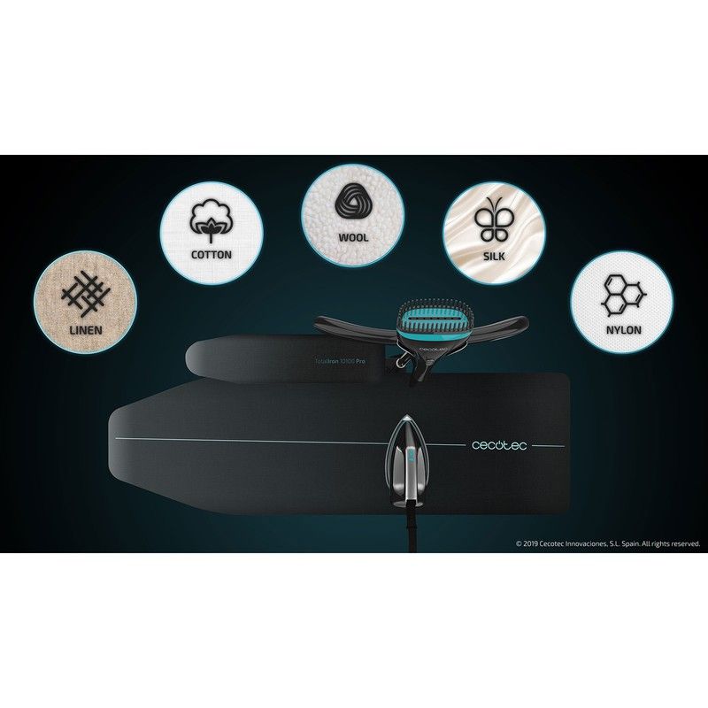 Centro Stiratura Cecotec Total Iron 10100 Pro - 2200W | 5 Bar Vapore | Stiratura Verticale E Orizzontale - Foto 10