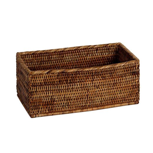 Cesta de ratán en marrón, 31 x 16 x 13 cm | Nature