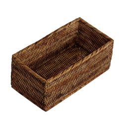 Brun rottingkorg, 31 x 16 x 13 cm | Natur