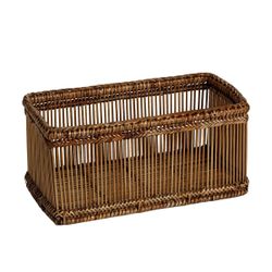 Cesta de ratán en marrón, 31 x 16 x 13 cm | Nature