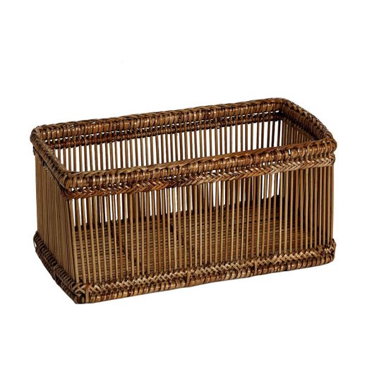 Cesta de ratán en marrón, 31 x 16 x 13 cm | Nature