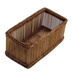 Cesta de ratán en marrón, 31 x 16 x 13 cm | Nature