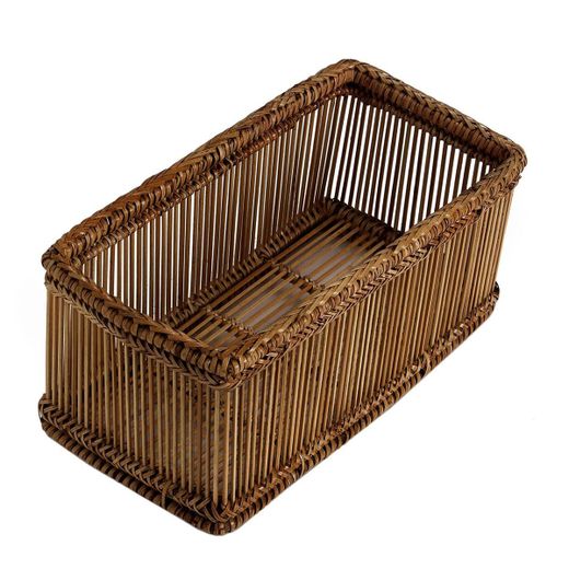 Cesta de ratán en marrón, 31 x 16 x 13 cm | Nature
