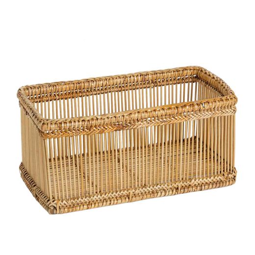 Cesta de ratán en natural, 31 x 16 x 13 cm | Nature