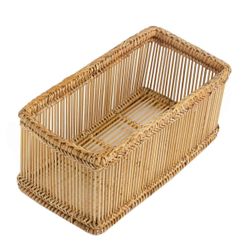 Cesta de ratán en natural, 31 x 16 x 13 cm | Nature