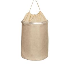 Laundry basket Ivory, Ø38x54cm