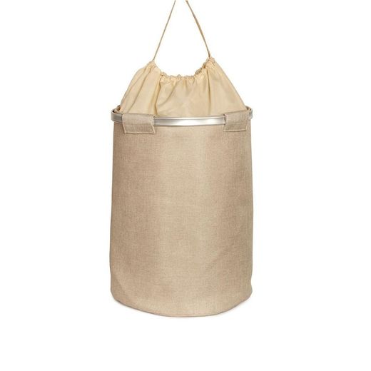 Laundry basket Ivory, Ø38x54cm