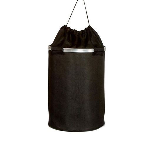 Panier à Linge Noir, Ø38x54cm