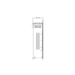 Ηλεκτρικό τζάκι 2000 W Kekai Dakota 90x15x56 cm με προσομοίωση φωτιάς σε μαύρο τοίχο