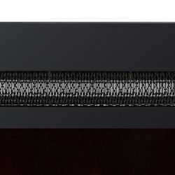 Electric Fireplace 2000 W Oregon 127x16x48 cm with Fire Simulation for Black Wall