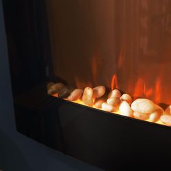 Lareira elétrica ReadyWarm 3550 Chamas Curvas Conectadas Cecotec