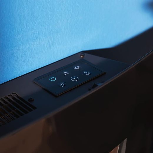 Lareira elétrica ReadyWarm 3550 Chamas Curvas Conectadas Cecotec