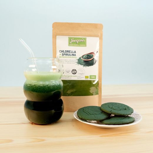 Chlorella + Spirulina ECO powder, 150 gr