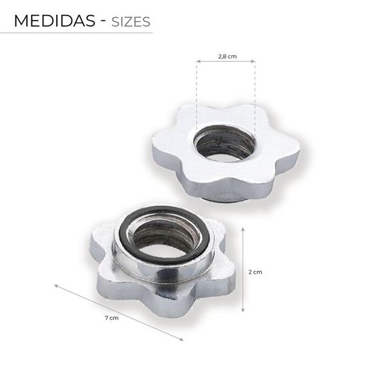 Sterrenslot voor dumbbells en halters | Fytter ABLSX2B