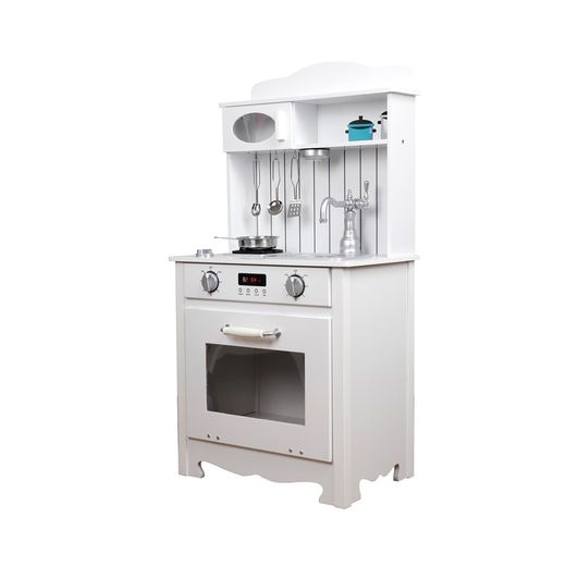 Cuisine pour enfants en bois blanc, 93 x 43 x 28,5 cm | Eve