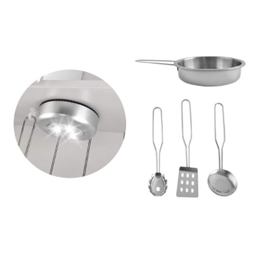 Cuisine pour enfants en bois blanc, 93 x 43 x 28,5 cm | Eve