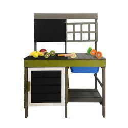 Cozinha infantil de madeira multicor, 78 x 33 x 98 cm | irene