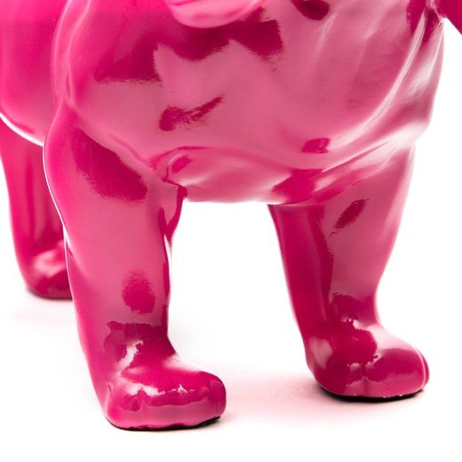 Roze Polyresin Cocker Spaniel, 37x14x25 cm