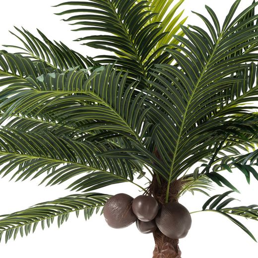 Cocotier en plastique vert/marron, Ø190x350cm