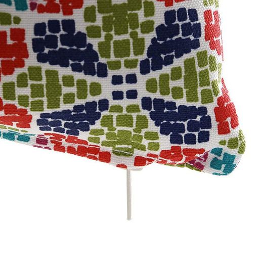 Cojín de Exterior Mosaico, 43x43x5 cm