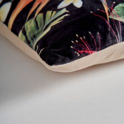 Anieli velvet cushion in multicolor, 45 x 45 x 15 cm