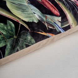 Anieli velvet cushion in multicolor, 45 x 45 x 15 cm