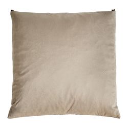 Cuscino in velluto Arsen nero, 45 x 45 x 10 cm