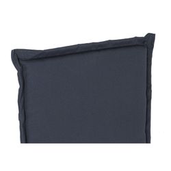 Cushion with backrest for fabric chair in navy blue, 42 x 115 x 5 cm | Sea Side