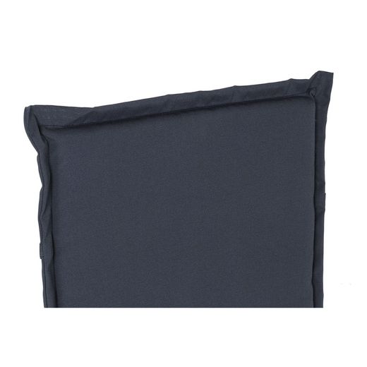 Cushion with backrest for fabric chair in navy blue, 42 x 115 x 5 cm | Sea Side