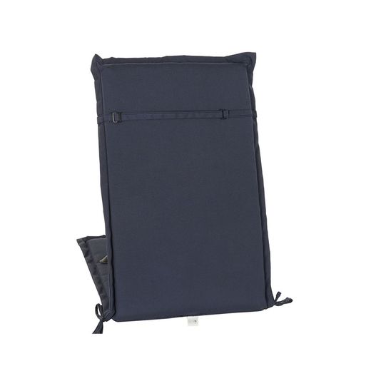 Cushion with backrest for fabric chair in navy blue, 42 x 115 x 5 cm | Sea Side