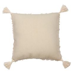 Pack of ivory white cotton cushions | Guajira, 2 pieces