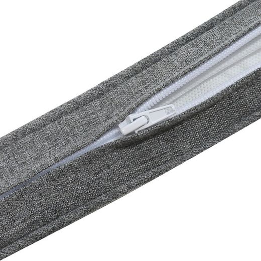 Coussin de siège d'extérieur en tissu oléfine gris foncé, 36 x 36 x 5 cm | Mooma Confort