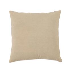 Coussin en lin et coton beige, 45 x 45 x 10 cm | Marguerite