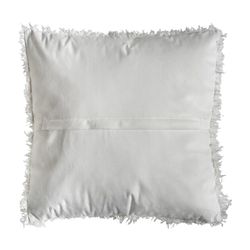 White polyester cushion, 44 x 44 x 10 cm | asira