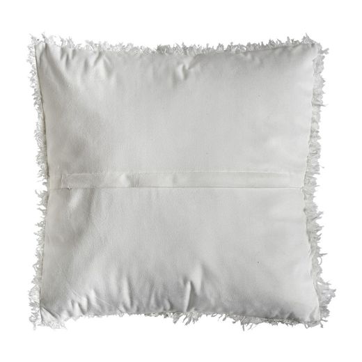 White polyester cushion, 44 x 44 x 10 cm | asira