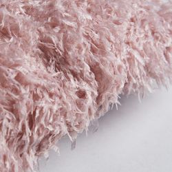 Pink polyester cushion, 42 x 9 x 42 cm | asira