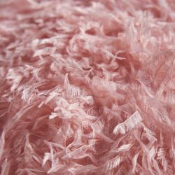 Pink polyester cushion, Ø 33 x 9 cm | asira