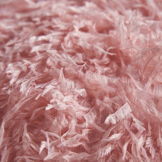 Pink polyester cushion, Ø 33 x 9 cm | asira