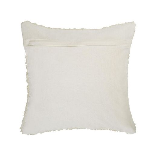 Coussin en tissu blanc, 50 x 50 cm | Bouclé