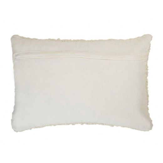 Coussin en tissu ivoire, 40 x 60 cm | Bouclé