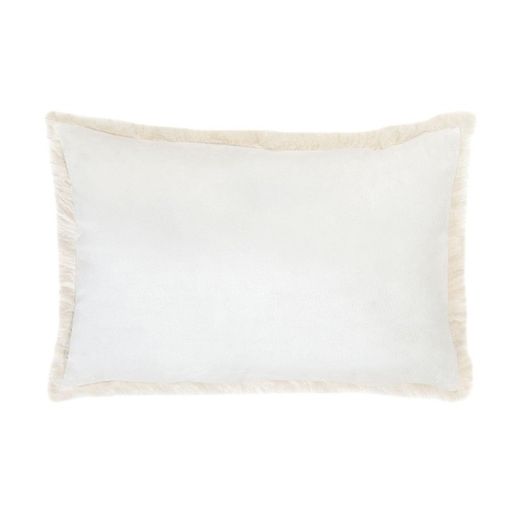 Coussin en tissu ivoire, 40 x 60 cm | mongol