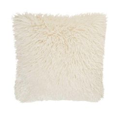 Coussin en tissu ivoire, 50 x 50 cm | mongol