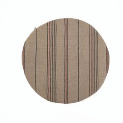 Coussin en tissu et lin, Ø50x2cm